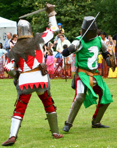 Knights in battle